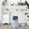 DII® Round Stripes PE-Coated Cotton Polyester Laundry Hamper